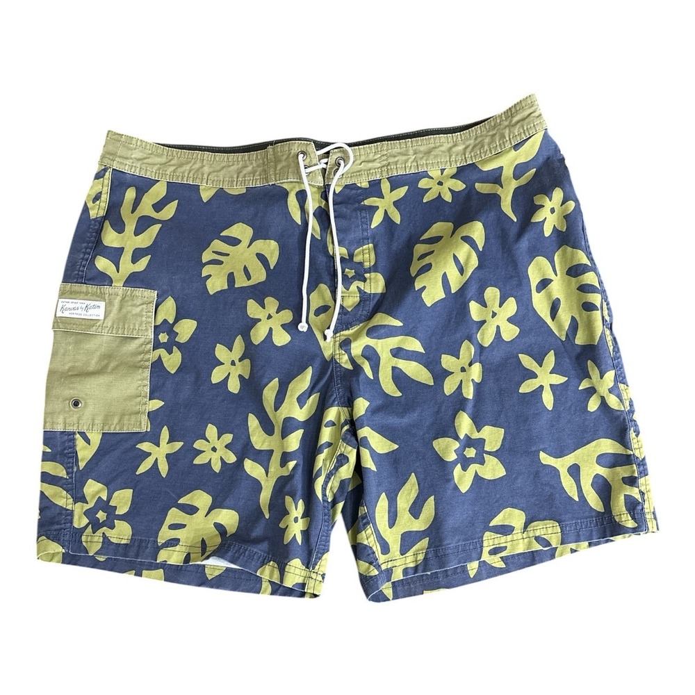 Kanvas by Katin Kehei Trunk size 38 Palm Swim Board Shorts Heritage Collection
